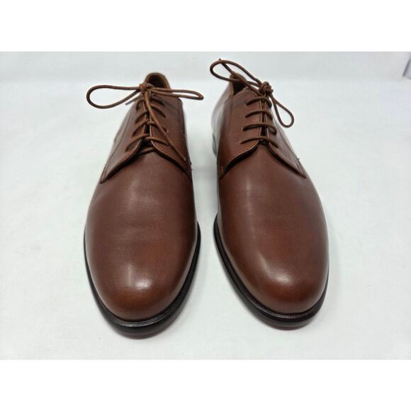 COACH WOMENS OXFORD DERBY BROWN LEATHER PLAIN TOE SIZE 7 M EUC ITALY - Picture 2 of 9